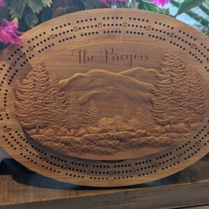 Oval Cribbage Board