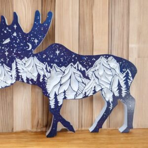 Starry Night Moose