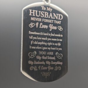 Personalized Stainless Keychain