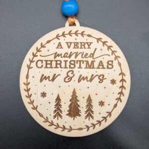 First Christmas as Mr. & Mrs. Ornament