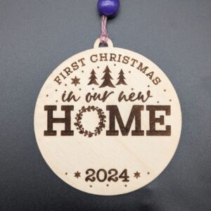 Personalized First Christmas in Our Home Ornament
