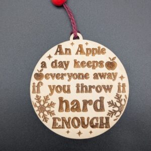 Apple a Day Ornament