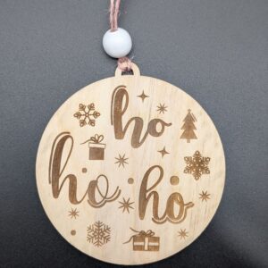 Ho Ho Ho Ornament