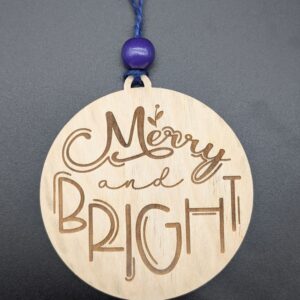 Merry and Bright Ornament