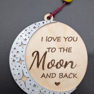 Love You to the Moon Ornament