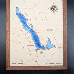 Pennesseewassee (Norway) Lake Depth Map